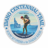 Idaho Centennial Trail (N) Sticker (Voorkant)