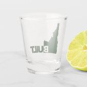 Idaho-chassis (donkergroen) heet glas (Achterkant)