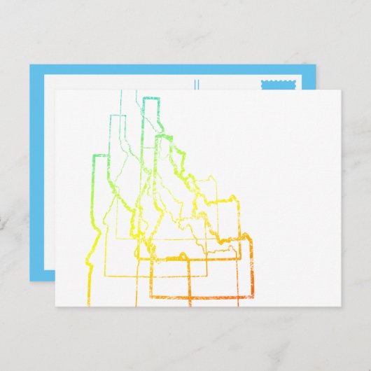 idaho chill blur briefkaart (Voorkant / Achterkant)