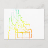 idaho chill blur briefkaart (Voorkant)