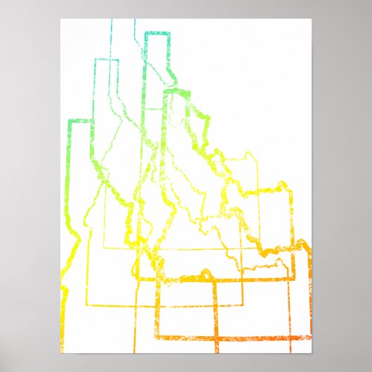 idaho chill blur poster (Voorkant)