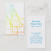 idaho chill blur visitekaartje (Voorkant / Achterkant)