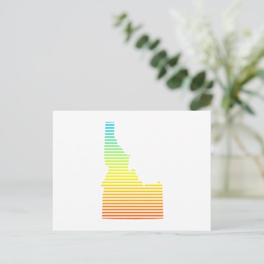 idaho chill fade briefkaart (Staand voorkant)