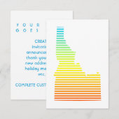 idaho chill fade kaart (Voorkant / Achterkant)