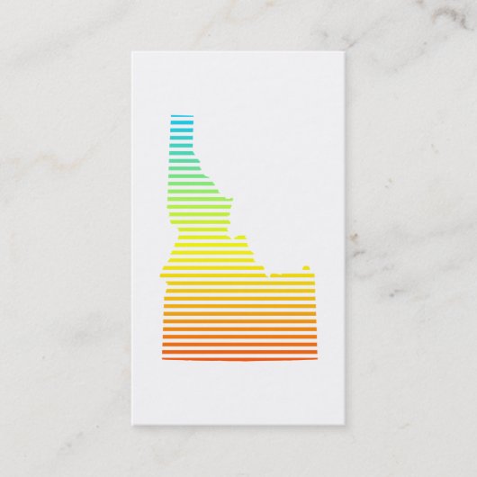 idaho chill fade visitekaartje (Voorkant)