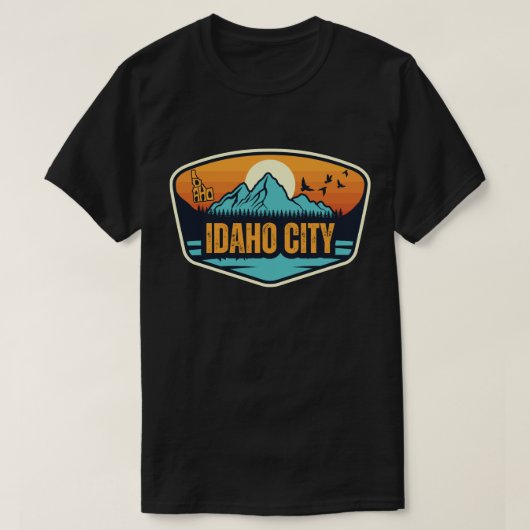 Idaho City, Idaho T-shirt (Design voorkant)