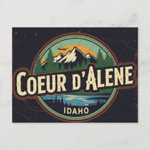 Idaho Coeur d'Alene Grunge verontrust Briefkaart