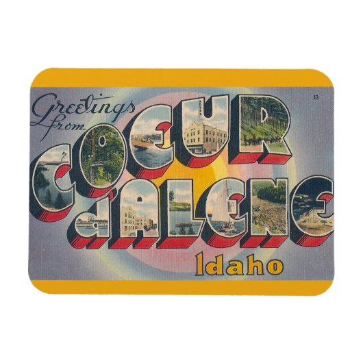 Idaho, Coeur dalene magneet (Horizontaal)