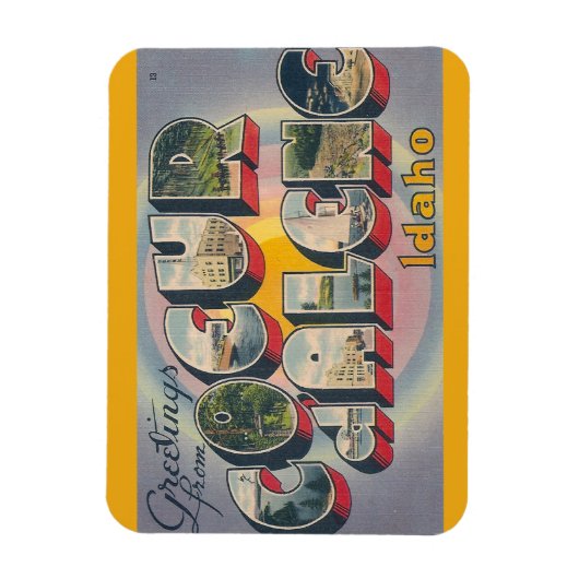 Idaho, Coeur dalene magneet (Verticaal)
