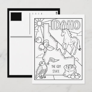 Idaho Collage Me Briefkaart