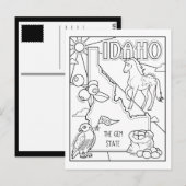 Idaho Collage Me Briefkaart (Voorkant / Achterkant)
