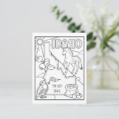 Idaho Collage Me Briefkaart (Staand voorkant)