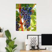 Idaho Concord Grapes Poster (Thuiskantoor)