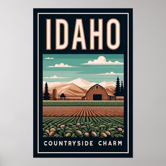 Idaho Countryside Charm Poster (Voorkant)