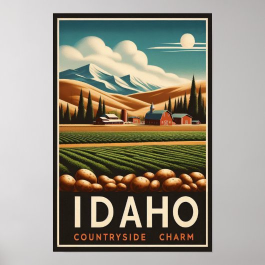  Idaho Countryside Charm Poster (Voorkant)