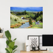 Idaho Countryside Poster (Thuiskantoor)