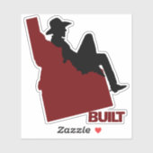 Idaho Cowboy Vinyl Decal Sticker (Vel)