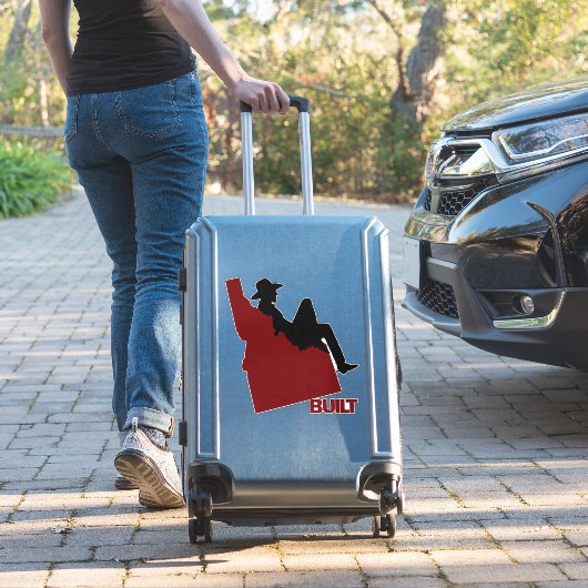 Idaho Cowboy Vinyl Stickers (Koffer Insitu)