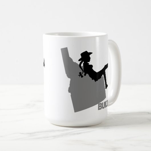 Idaho Cowgirl Coffee Mok (Voorkant rechts)