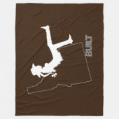 Idaho Cowgirl Fleece Deken (Voorkant)