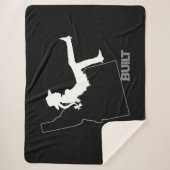 Idaho Cowgirl Sherpa Deken (Voorkant)