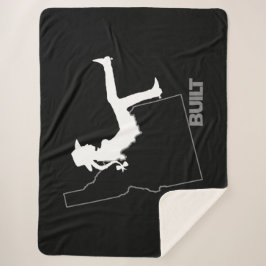 Idaho Cowgirl Sherpa Deken