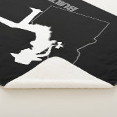 Idaho Cowgirl Sherpa Deken (3/4)