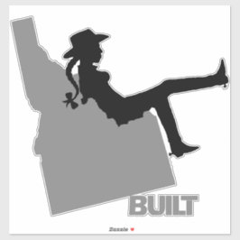 Idaho Cowgirl Sticker