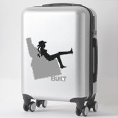 Idaho Cowgirl Sticker (Koffer)