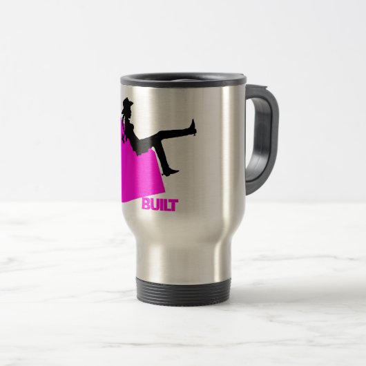 Idaho Cowgirl Travel Mug Reisbeker (Voorkant rechts)