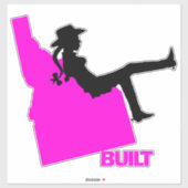 Idaho Cowgirl Vinyl Decal Sticker (Vel)