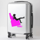 Idaho Cowgirl Vinyl Decal Sticker (Koffer)
