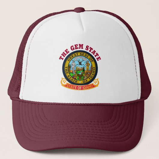 IDAHO CROSSROADS STAATSVLAG TRUCKER PET (Voorkant)