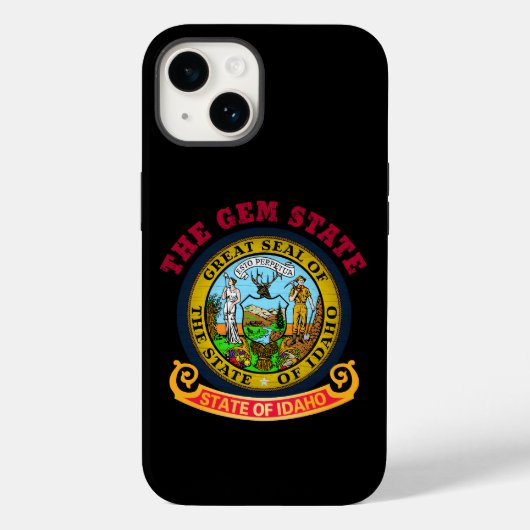 IDAHO CROSSROADS STATE FLAG Case-Mate iPhone CASE (Achterkant)
