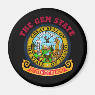 IDAHO CROSSROADS STATE FLAG MAGNEET