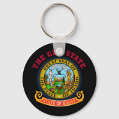 IDAHO CROSSROADS STATE FLAG SLEUTELHANGER (Voorkant)