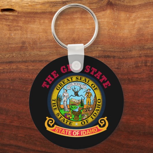 IDAHO CROSSROADS STATE FLAG SLEUTELHANGER (Voorkant)