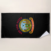 IDAHO CROSSROADS STATE FLAG STRANDLAKEN (Voorkant)
