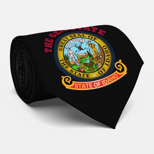 IDAHO CROSSROADS STATE FLAG STROPDAS (Opgerold)