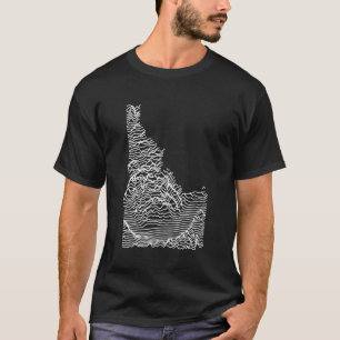 Idaho Division Onbekende Verhogingen Joy Plot Retr T-shirt