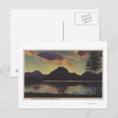 Idaho - Dusk Uitzicht van Mt. Moran & Jackson Lake Briefkaart (Voorkant / Achterkant)