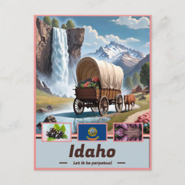 Idaho Elegance: Surrealistische showcase Briefkaart