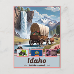Idaho Elegance: Surrealistische showcase Briefkaart