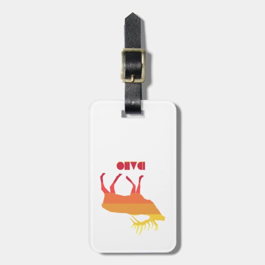Idaho Elk Bagagelabel (Voorkant verticaal)