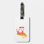 Idaho Elk Bagagelabel (Achterkant verticaal)