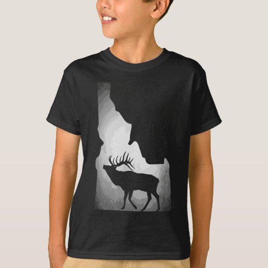 Idaho Elk Hunting T-shirt (Voorkant)