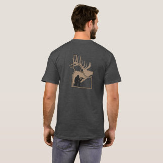 Idaho-Elk met Hunter Silhouette T-shirt
