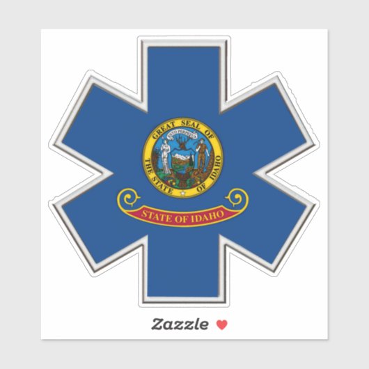 Idaho EMS Sticker (Vel)