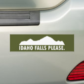 Idaho Falls alsjeblieft Bumpersticker (Op auto)