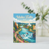 Idaho Falls Idaho Briefkaart (Staand voorkant)